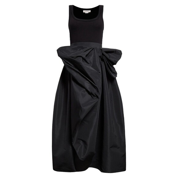 Alexander McQueen Black Midi Dress - Picture 4 of 7